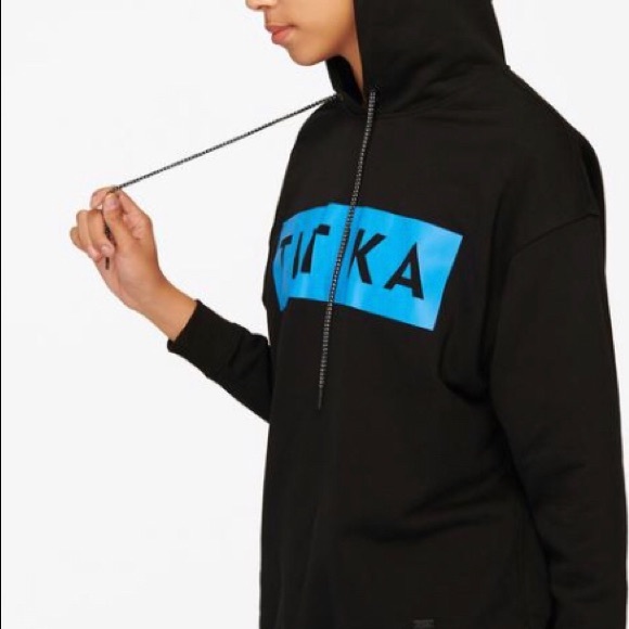 Titika Brand NWOT Classic Logo Hoodie Size Small - Picture 2 of 8